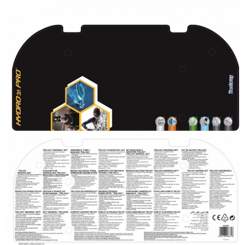 Bestway 24050 maschera per immersioni Nero,...