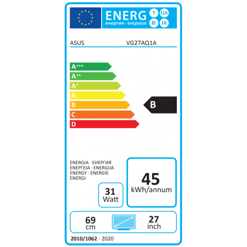 ASUS TUF Gaming VG27AQ1A 68,6 cm (27") 2560 x...