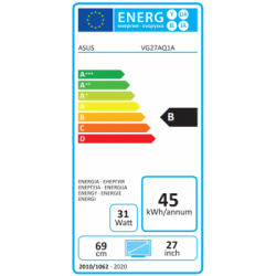 ASUS TUF Gaming VG27AQ1A 68,6 cm (27") 2560 x 1440 Pixel Quad HD LED Nero