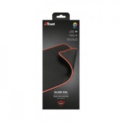 Trust GXT 764 Glide-Flex XXL RGB Tappetino per mouse per gioco da computer Nero