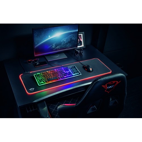 Trust GXT 764 Glide-Flex XXL RGB Tappetino per...