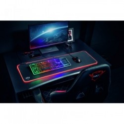 Trust GXT 764 Glide-Flex XXL RGB Tappetino per mouse per gioco da computer Nero