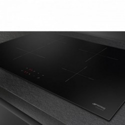 Smeg SI2741D - Piano Cottura a Induzione, 4 Fornello(i), 75 cm, Nero