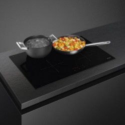 Smeg SI2741D - Piano Cottura a Induzione, 4 Fornello(i), 75 cm, Nero