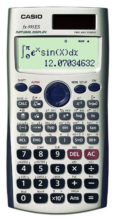 Casio FX-991ES calcolatrice Tasca Calcolatrice scientifica Bianco