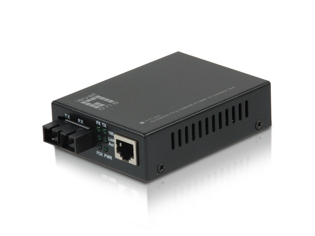 LevelOne FVT-2001 convertitore multimediale di rete 100 Mbit/s 1310 nm Modalità multipla N...
