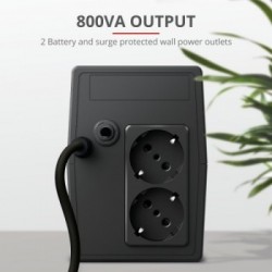 Trust Paxxon 800 VA 480 W 2 presa(e) AC