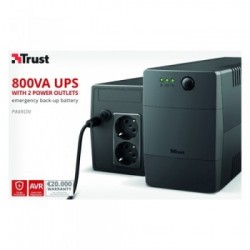 Trust Paxxon 800 VA 480 W 2 presa(e) AC