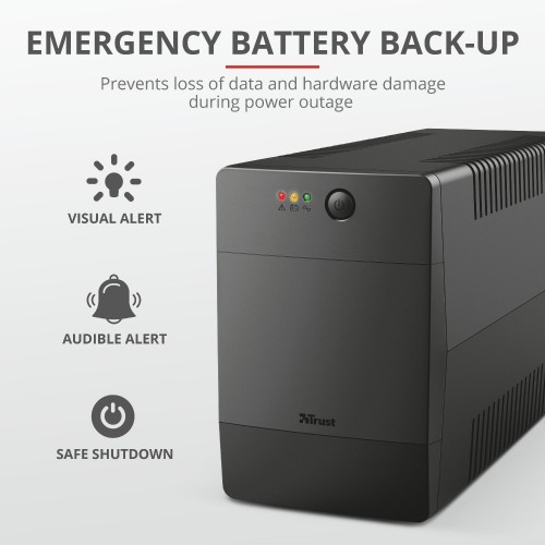 Trust Paxxon 1000 VA 600 W 4 presa(e) AC