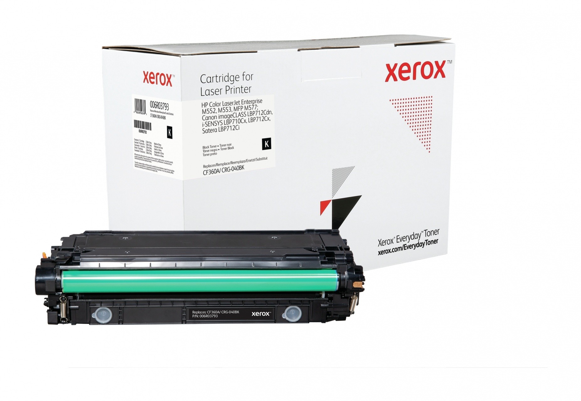 Xerox Toner Everyday Nero, HP CF360A/ CRG-040BK a , 6000 pagine- (006R03793)