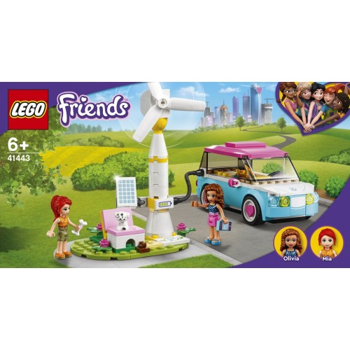 Lego Friends 41443 - L’Auto Elettrica di Olivia