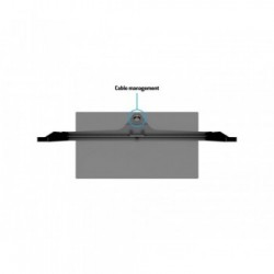 Multibrackets 1121 Supporto TV a parete 152,4 cm (60") Nero