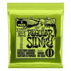 Ernie Ball Regular Slinky Elettrico 6 pezzo(i) Acciaio Chitarra