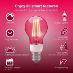 Innr Lighting RF 265-2 soluzione di illuminazione intelligente Lampadina intelligente 6,3 W Trasparente ZigBee