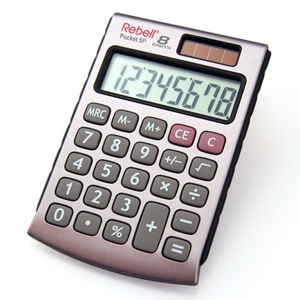 Rebell Pocket 5P calcolatrice Tasca Calcolatrice con display Rosa