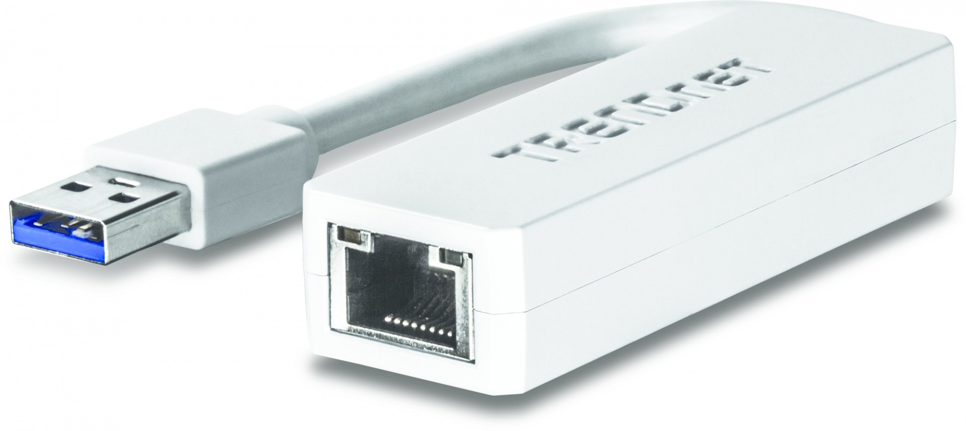Trendnet TU3-ETG cavo di interfaccia e adattatore USB 3.0 RJ-45 Bianco