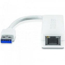 Trendnet TU3-ETG cavo di interfaccia e adattatore USB 3.0 RJ-45 Bianco