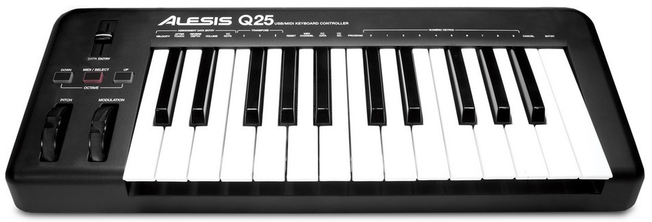 Alesis Q25 tastiera MIDI 25 chiavi USB Nero
