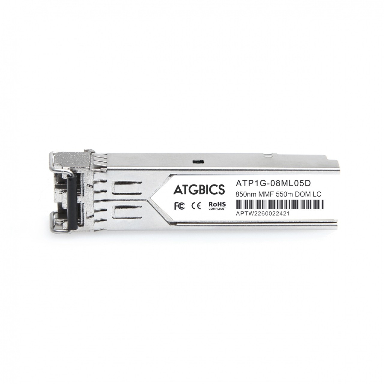 ATGBICS J4858D-C modulo del ricetrasmettitore di rete Fibra ottica 1000 Mbit/s SFP 850 nm
