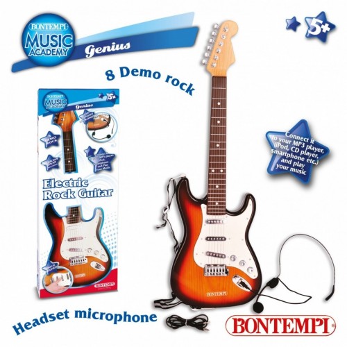 Bontempi Chitarra elettrica con presa MP3...