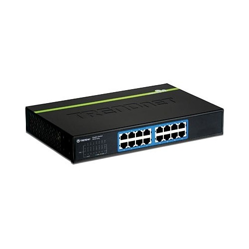 Trendnet TEG-S16DG switch di rete Non gestito Nero