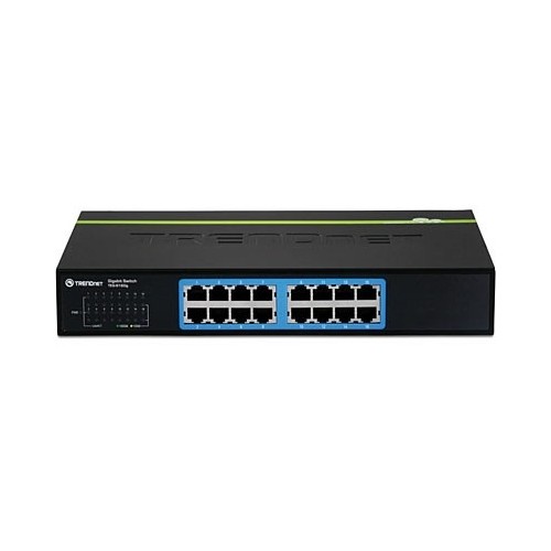 Trendnet TEG-S16DG switch di rete Non gestito Nero