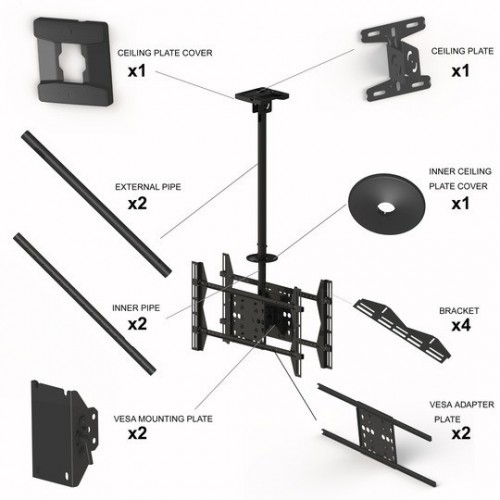 Multibrackets 5491 Supporto per display...