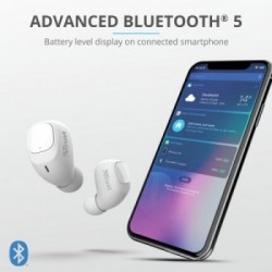 Trust Nika Compact Cuffia Auricolare Bluetooth Bianco