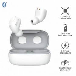 Trust Nika Compact Cuffia Auricolare Bluetooth Bianco