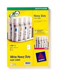 Avery Heavy Duty Laser Labels Bianco