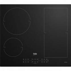 Beko HII64210FMTR - Piano Cottura a Induzione, 4 Zone, 60 cm, Nero 