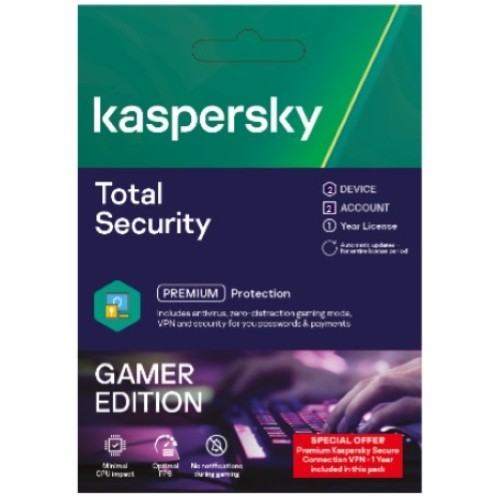 Kaspersky Lab Total Security 2019 ITA Licenza completa 1 licenza/e 1 anno/i