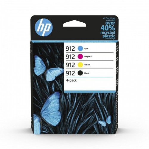 HP 912 4 pezzo(i) Originale Resa standard Nero,...
