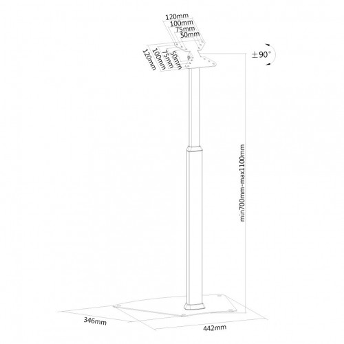 Newstar Supporto da pavimento