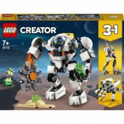 Lego Creator 3-in-1 31115 - Mech per Estrazioni Spaziali