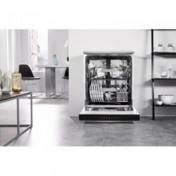 Whirlpool WFC3C26PX - Lavastoviglie da Libera Installazione, 6° Senso, Inox, 14 Coperti, Classe E
