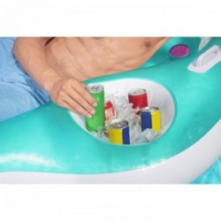 Bestway 43045 galleggiante da piscina e da spiaggia Blu, Multicolore Vinile Materassino galleggiante