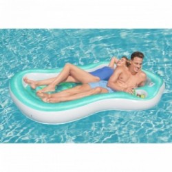 Bestway 43045 galleggiante da piscina e da spiaggia Blu, Multicolore Vinile Materassino galleggiante
