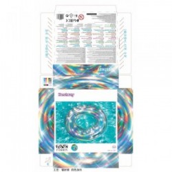 Bestway 36240 galleggiante da piscina e da spiaggia Multicolore A fantasia PVC Anello di nuoto