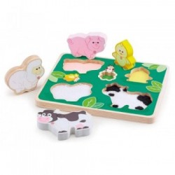 Puzzle tattile Fattoria cm 22x18x3