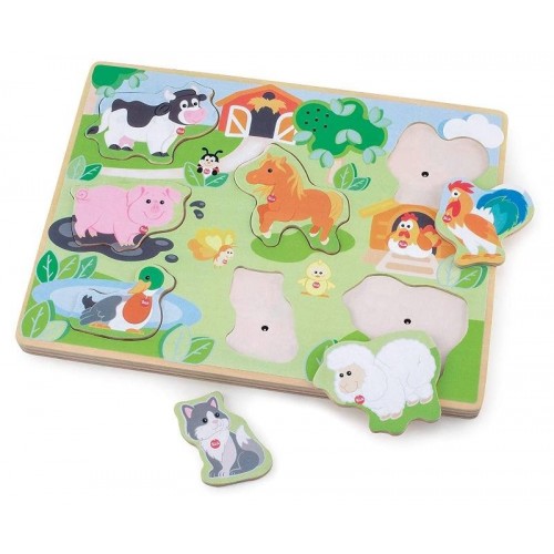 Puzzle sonoro Fattoria cm 30x23x3