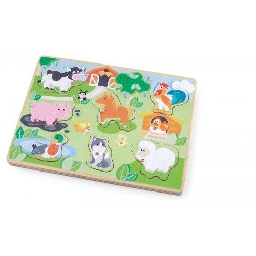 Puzzle sonoro Fattoria cm 30x23x3