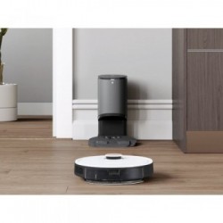 Ecovacs DEEBOT OZMO T8+ - Robot Aspira e Lavapavimenti, Stazione di Svuotamento Automatico, Potente Aspirazione e Lavaggio