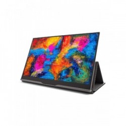 V7 Monitor touch screen portatile USB-C da 15,6", 1080p, HDMI, IPS, ultra sottile, 10 touch point, Type C, altoparlante, 16:9