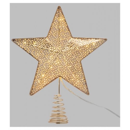 Puntale Stella Diametro 25cm in Metallo...