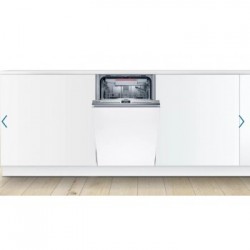 Bosch SPV4EMX21E - Lavastoviglie da Incasso Slim a Scomparsa Totale, 10 Coperti, WiFi, Classe D, 45 cm