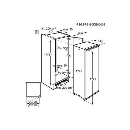 Electrolux ERS3DF18S - Frigorifero Monoporta,...