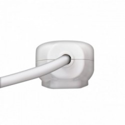 V7 Stabilizzatore di tensione a 5 prese Schuko casa/ufficio, cavo di 1,8 m, 1050 joule, bianco