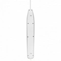 V7 Stabilizzatore di tensione a 5 prese Schuko casa/ufficio, cavo di 1,8 m, 1050 joule, bianco