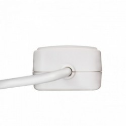 V7 Stabilizzatore di tensione a 5 prese Schuko casa/ufficio, cavo di 1,8 m, 1050 joule, bianco